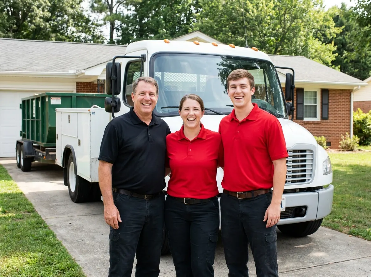 Vanguard Dumpster Rental dumpster rental team in Greensboro, NC